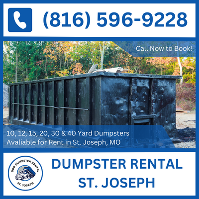 Efficient Dumpster Rental for St. Joseph Projects - Missouri & Buchanan County - DDD Dumpster Rental St. Joseph